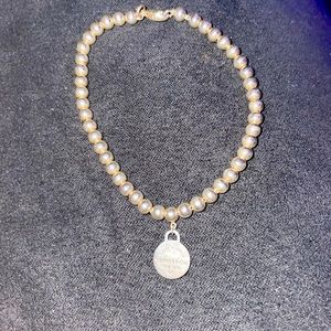 Tiffany & Co sterling silver Please Return to Tiffany beaded bracelet